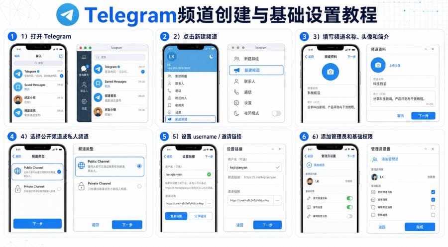 Telegram频道怎么运营?新手内容规划、基础设置与增长教程 配图 2