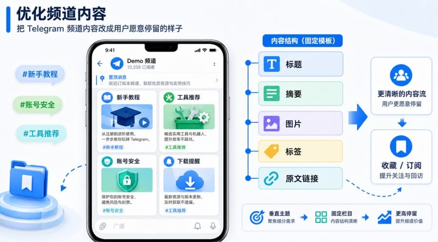 Telegram 频道没人看怎么办？从设置、内容到推广的排查方法 配图 2