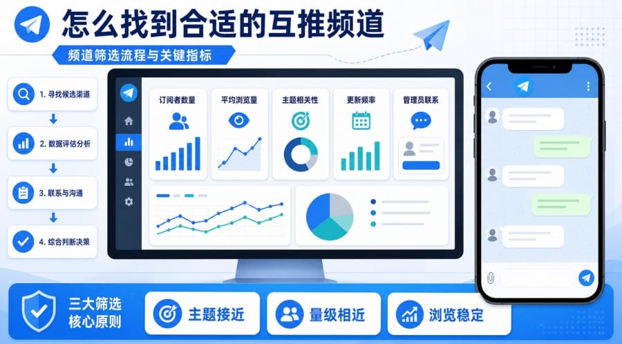Telegram频道怎么做互推？新手找合作、发布与避坑教程 配图 3