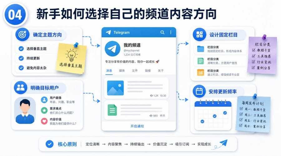 Telegram 频道适合发布什么内容？新手内容规划与运营教程 第 3 张正文图
