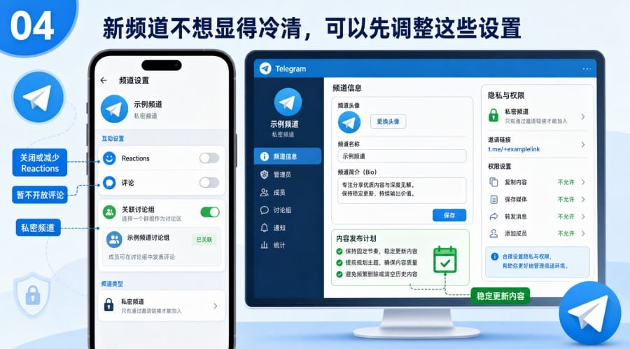 Telegram 频道可以隐藏订阅人数吗？订阅者名单、浏览量与隐私设置说明 image 3