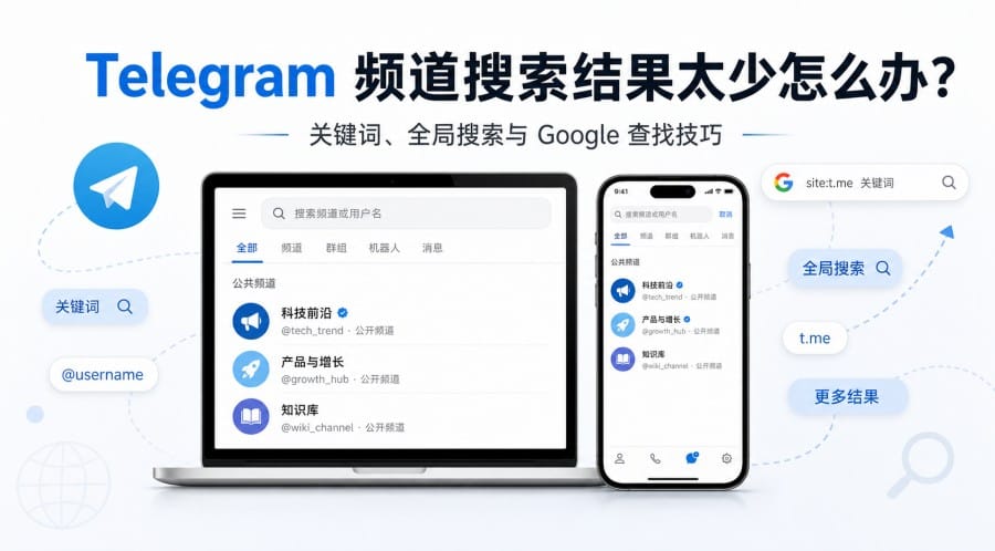 Telegram 频道搜索结果太少:中文用户排查与搜索技巧