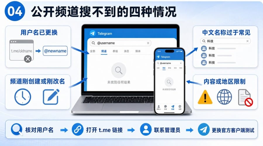 Telegram 频道名称搜不到怎么办 - illustration 3